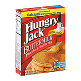 Hungry Jack  buttermilk pancake & waffle mix, add milk, oil & egg Left Picture